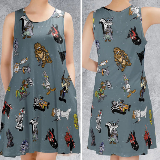 Sleeveless Dress - CYEXZLQT