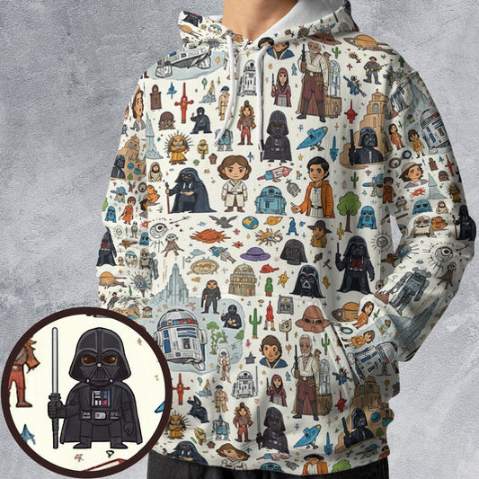 All-over Print Hoodie - Y23AKUB1 -  - 1