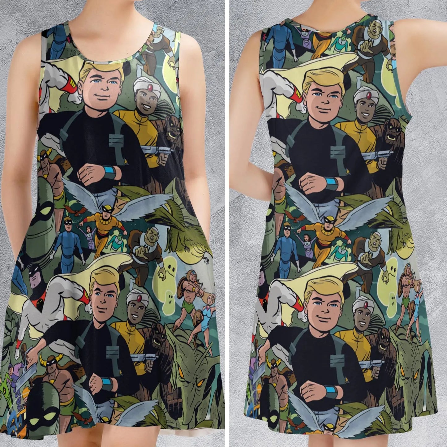 Sleeveless Dress - SAR2HAXV