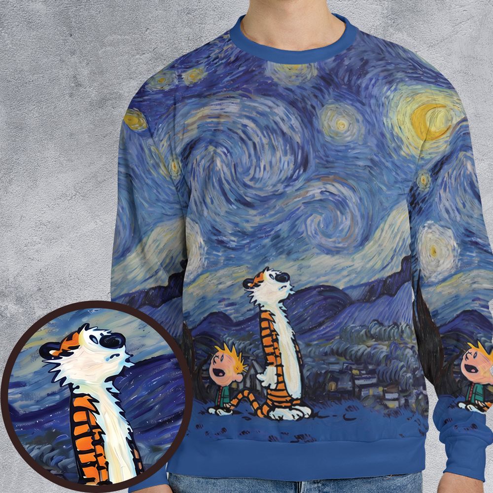 Calvin and Hobbes and Van Gogh -  - 1