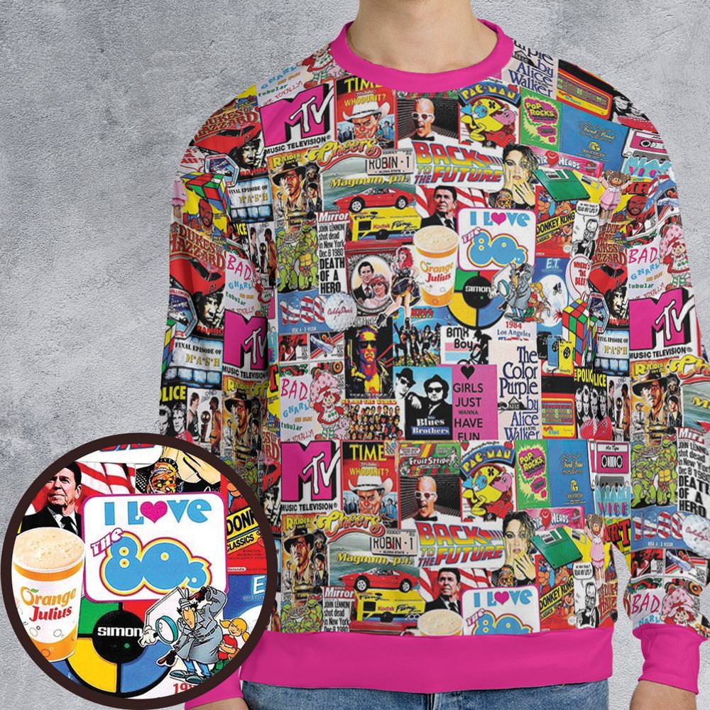 All-over Print Sweatshirt - 2B5SQSED -  - 1