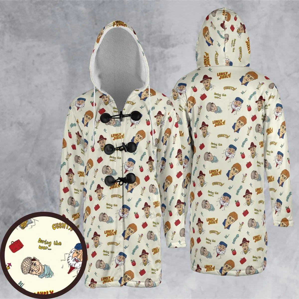 Hooded Cloak Coat - BRZ58DLP
