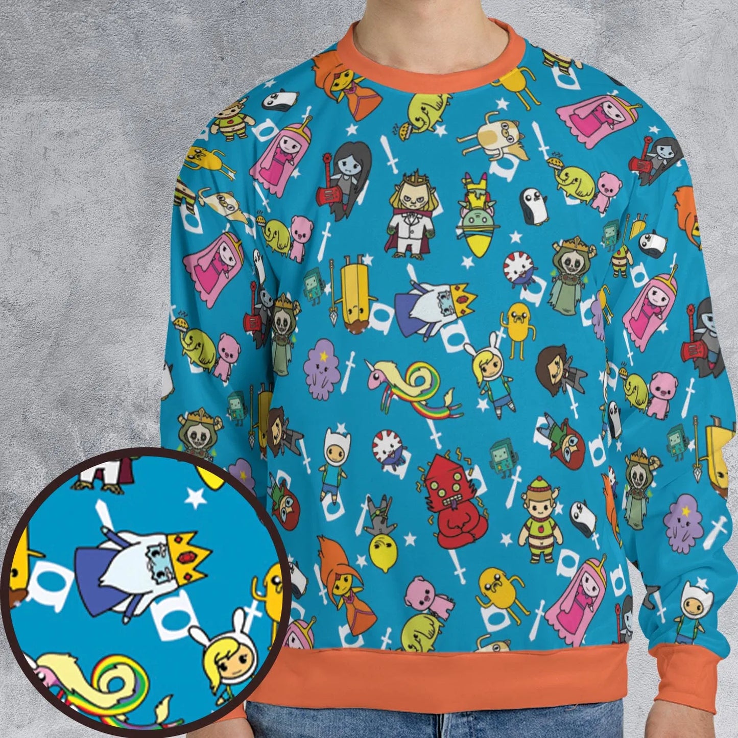 All-over Print Sweatshirt - FRCY6M5K