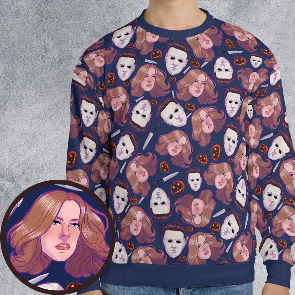 All-over Print Sweatshirt - NAQZF73T -  - 1