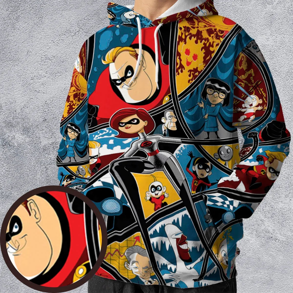 All-over Print Hoodie - F5ZQGXVB