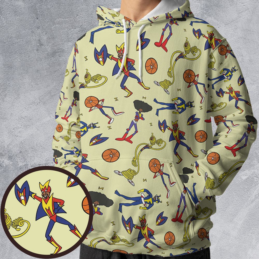 All-over Print Hoodie - DXFDCUTN -  - 1