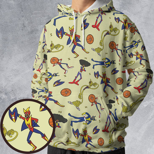 All-over Print Hoodie - DXFDCUTN -  - 1