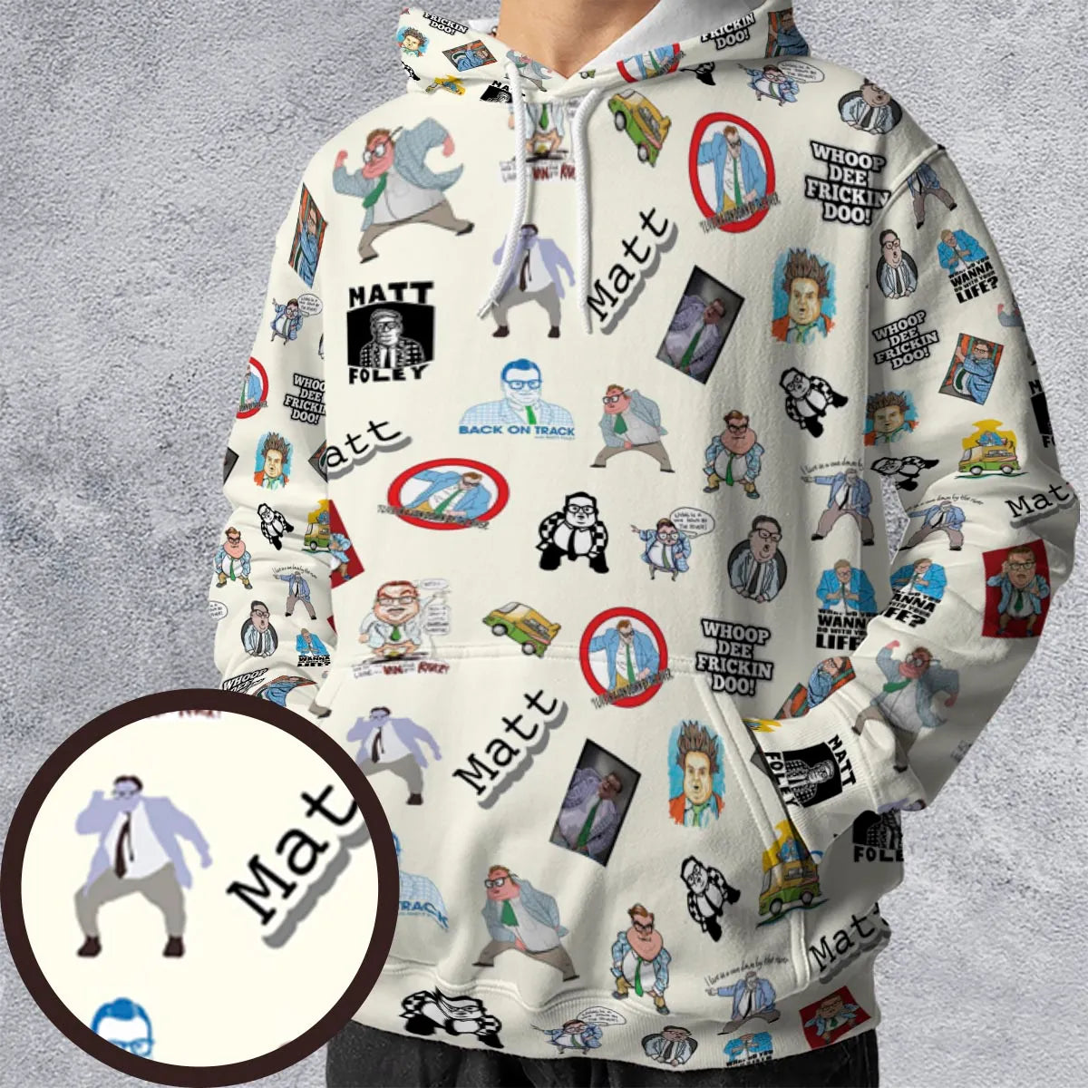 All-over Print Hoodie - MPZ542DH