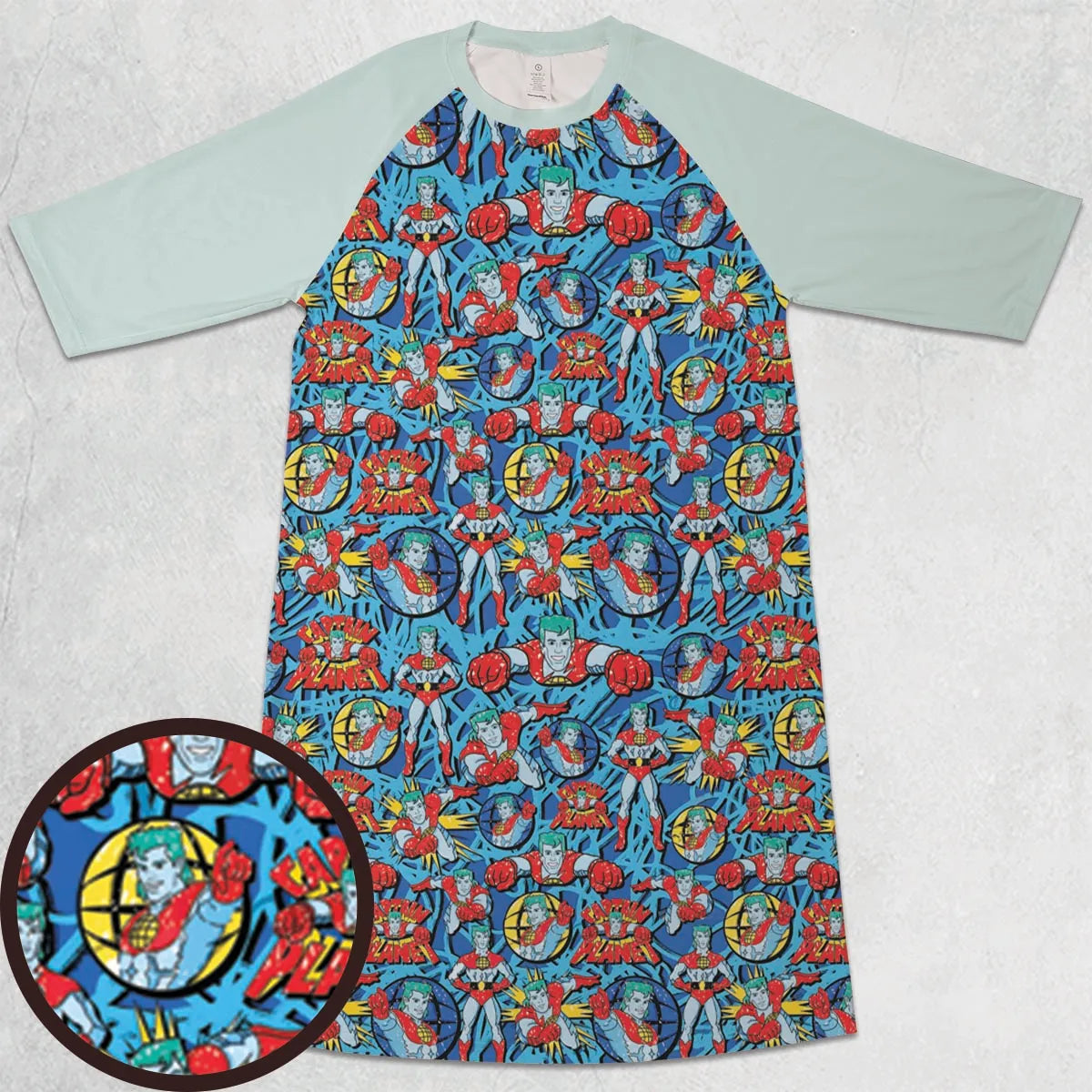 3/4 Sleeve Raglan Dress - E9EQT14K