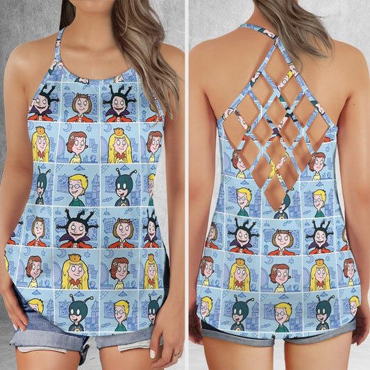 Criss Cross Tank Top - R1LXJ3X9 -  - 1