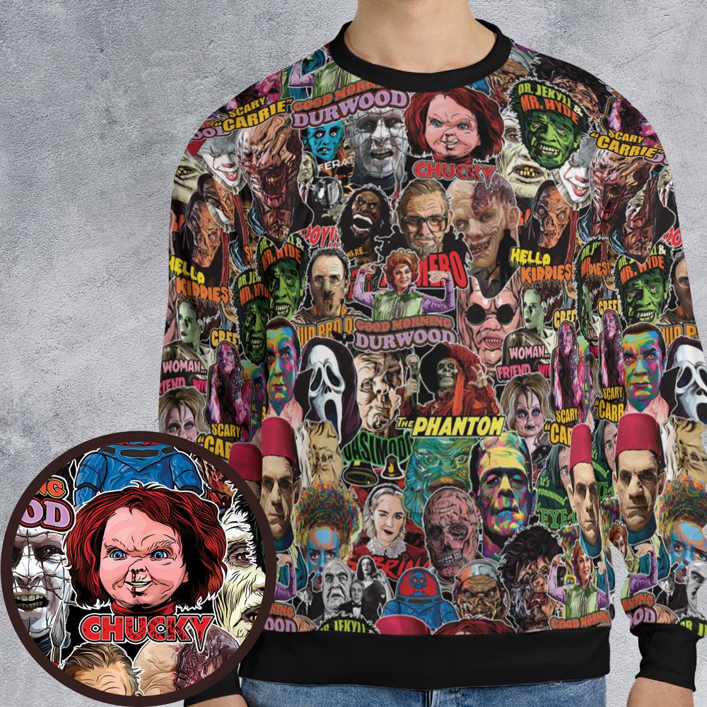 All-over Print Sweatshirt - HW689UC1 -  - 1