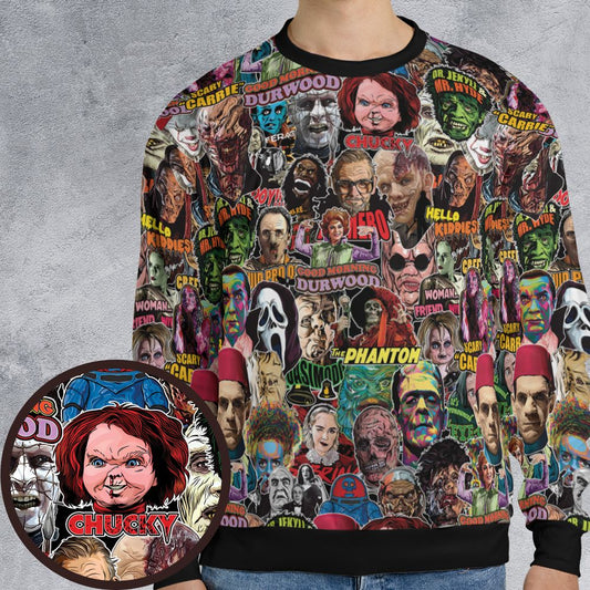 All-over Print Sweatshirt - HW689UC1 -  - 1
