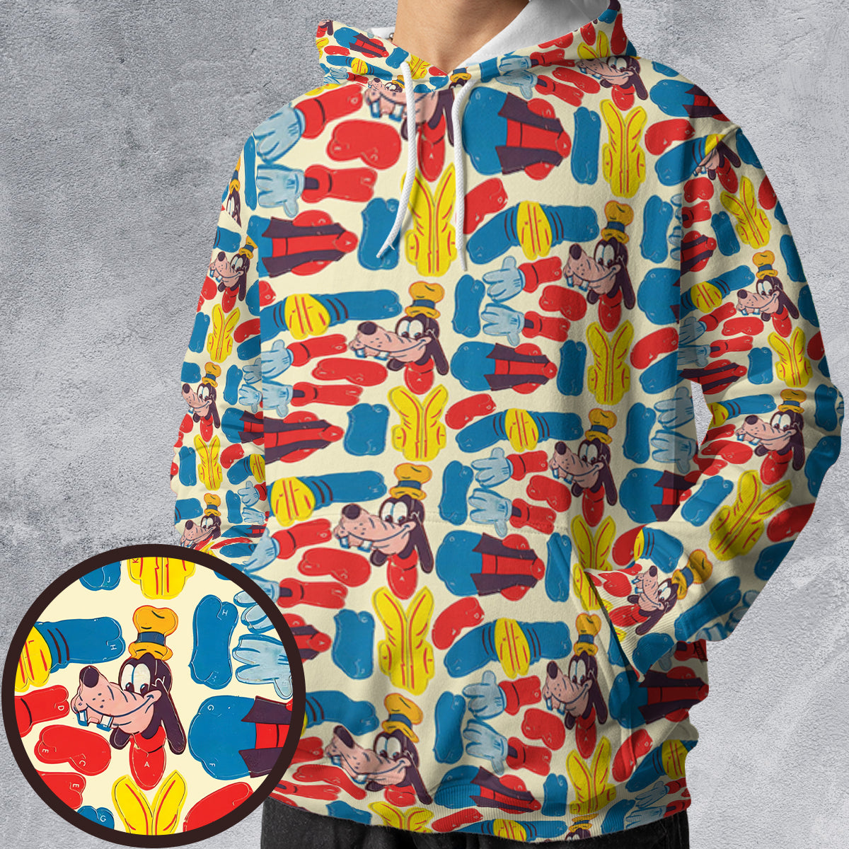 All-over Print Hoodie - XHTYKHL9