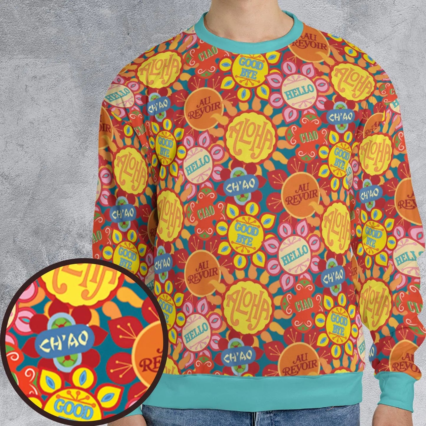 All-over Print Sweatshirt - VZCPAGB8