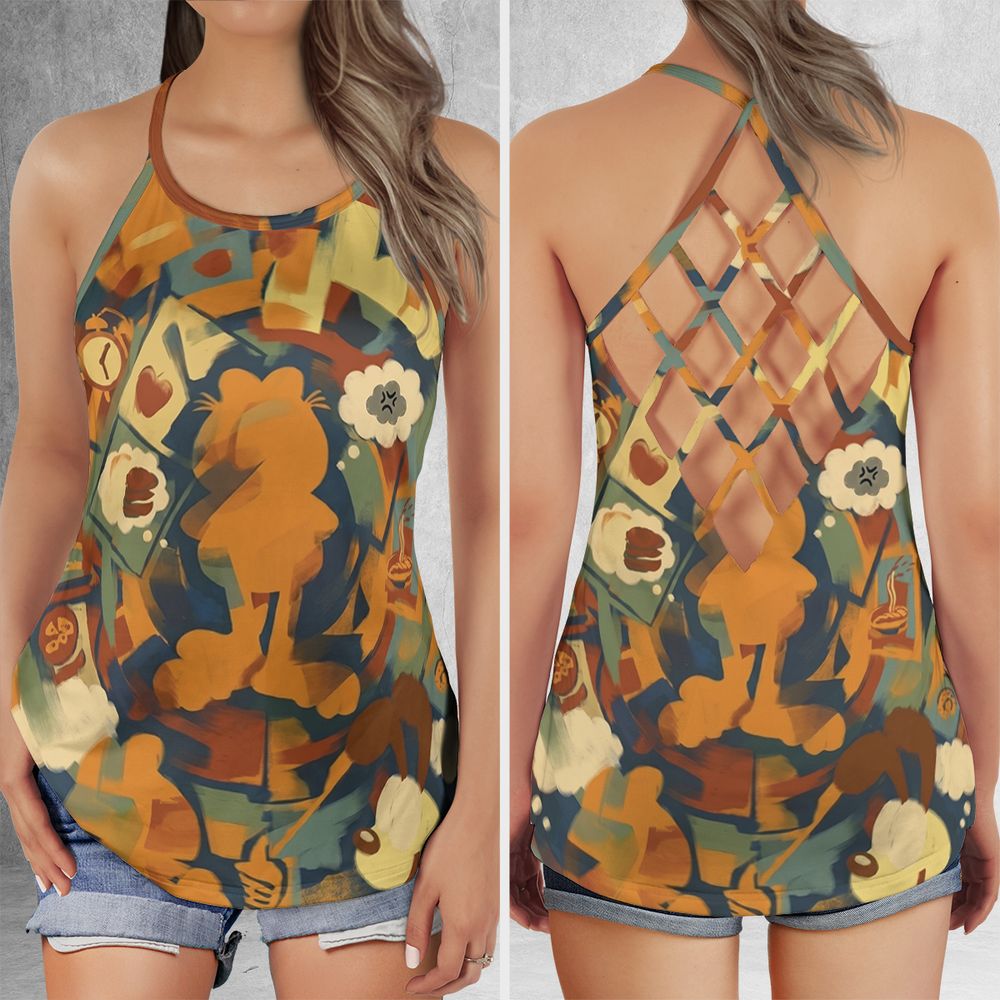 Criss Cross Tank Top - 3JY1N2SD -  - 1