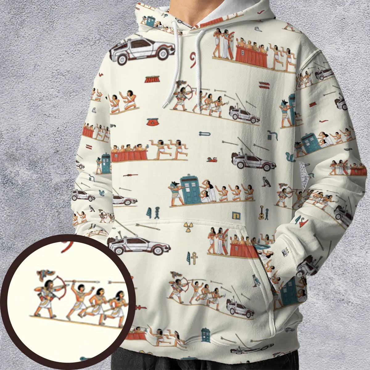 All-over Print Hoodie - 9WY8HTNR