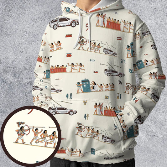 All-over Print Hoodie - 9WY8HTNR