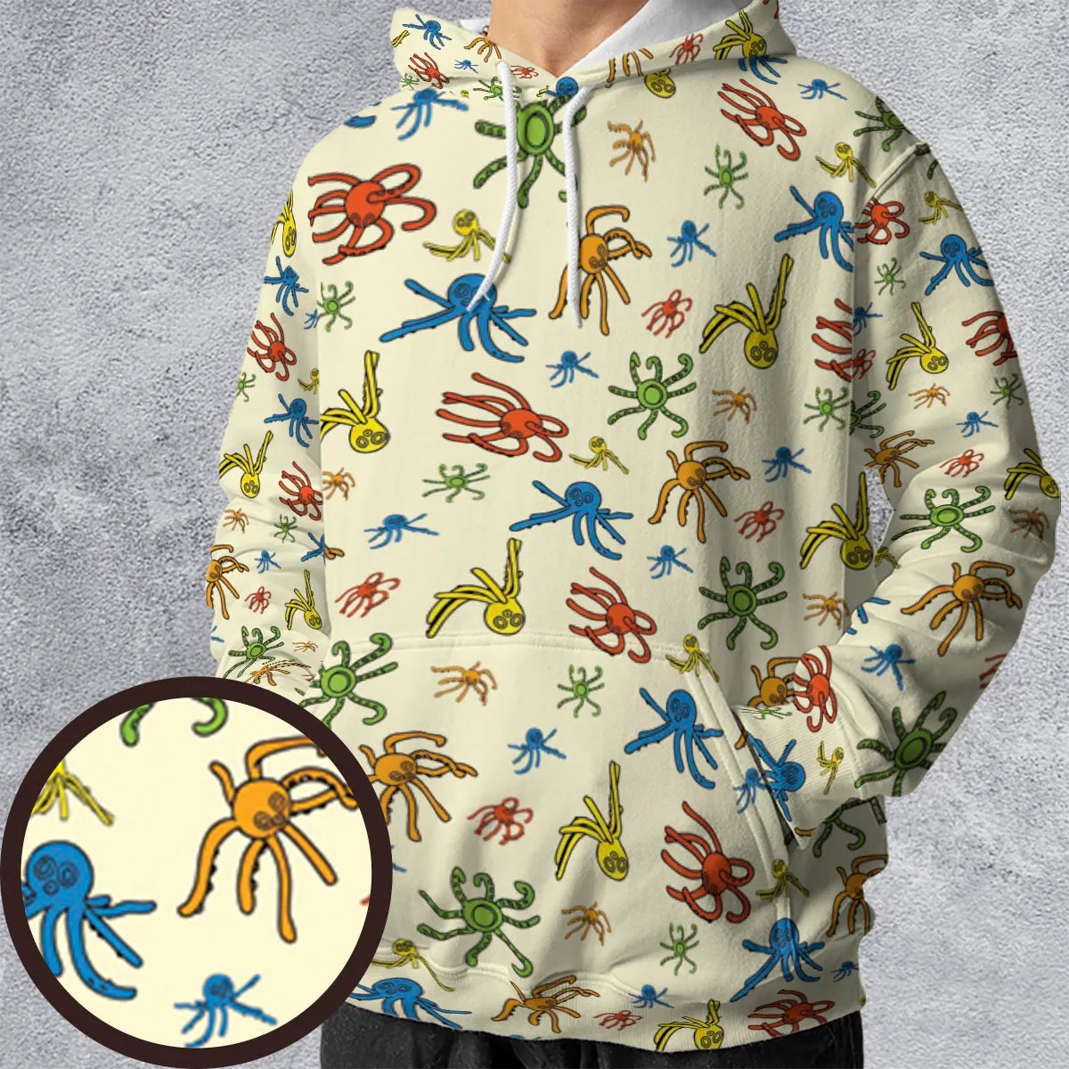 All-over Print Hoodie - R5CJRVGB