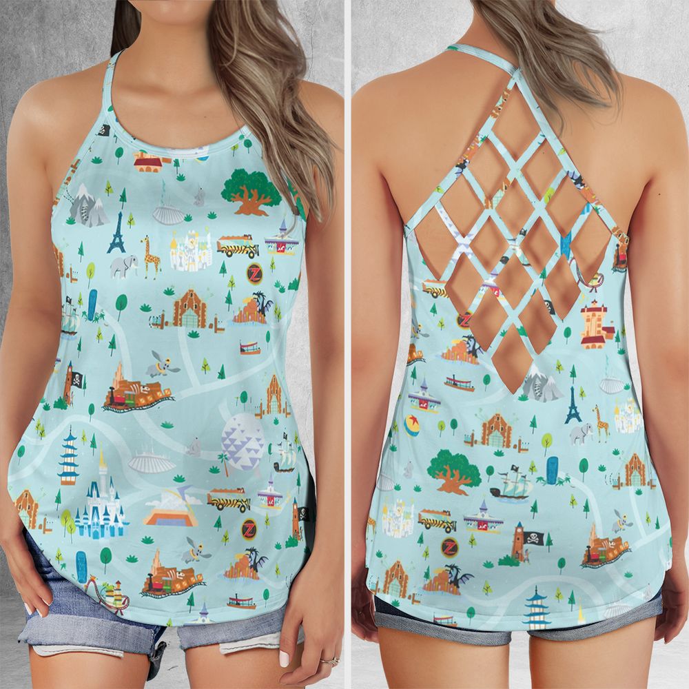 Criss Cross Tank Top - K15Z7R1Z -  - 1