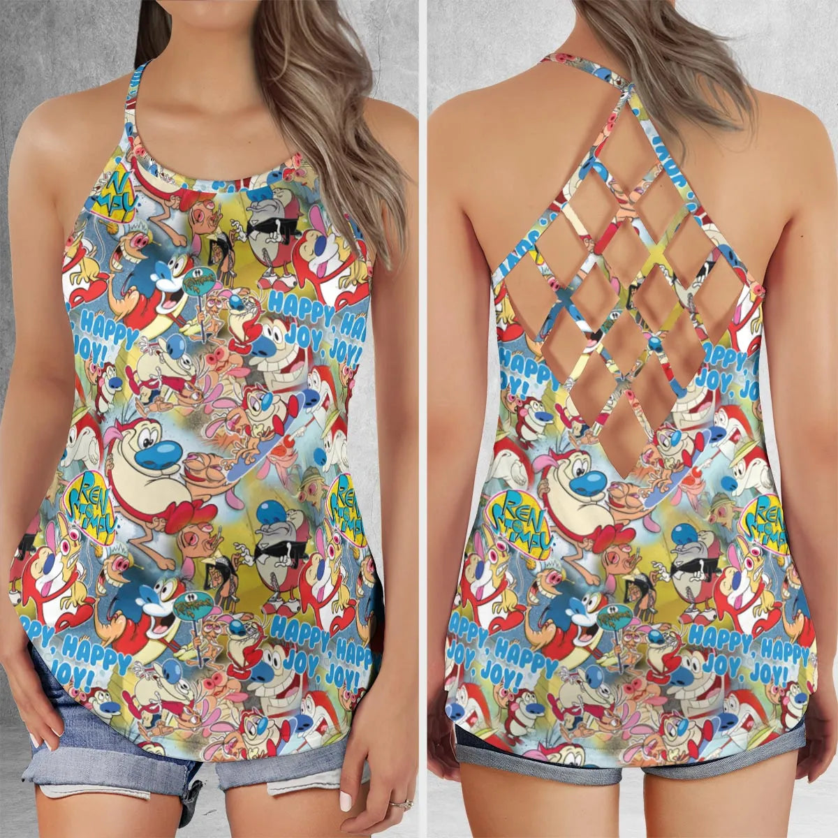 Criss Cross Tank Top - NZBH4AZL