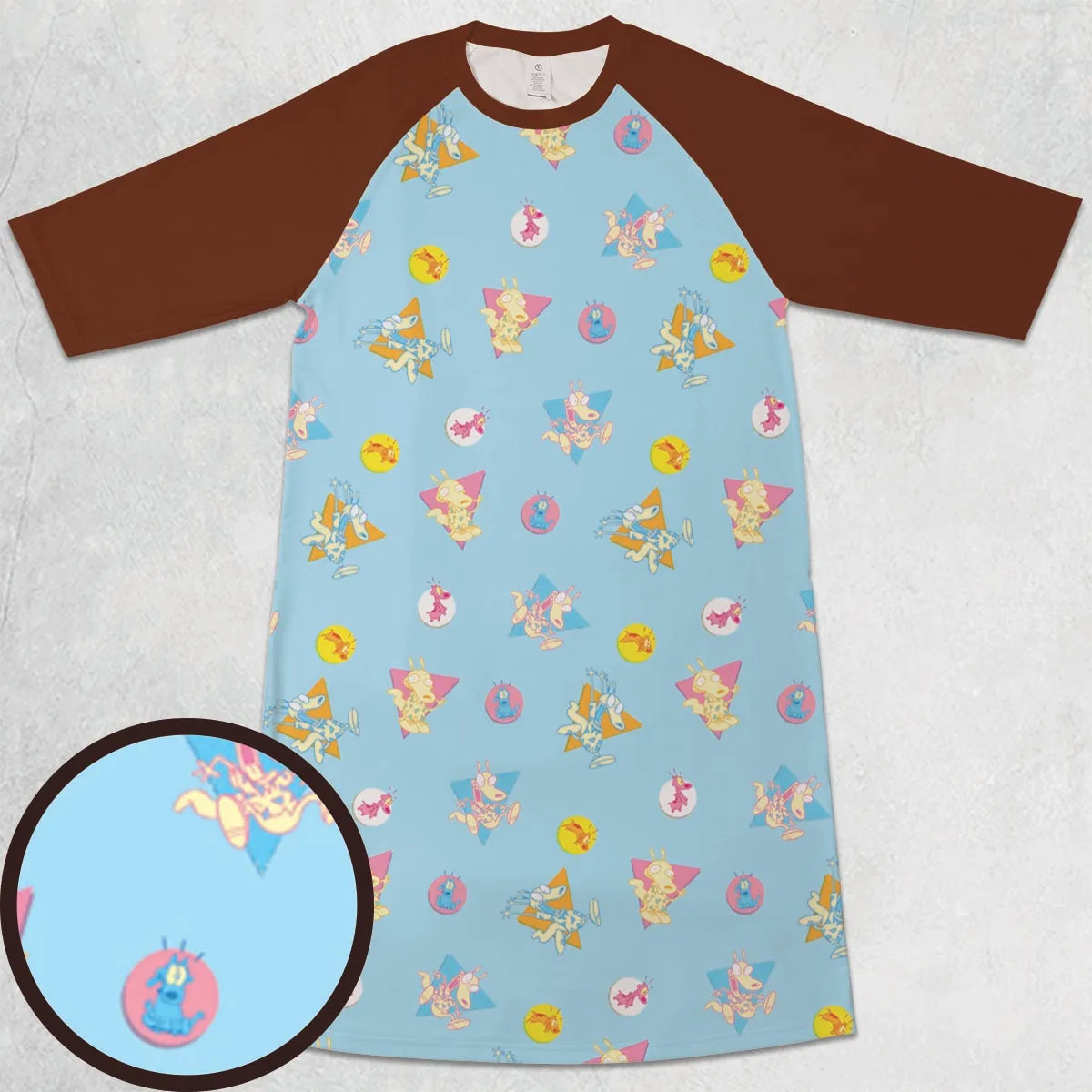 3/4 Sleeve Raglan Dress - 97YPLKX6