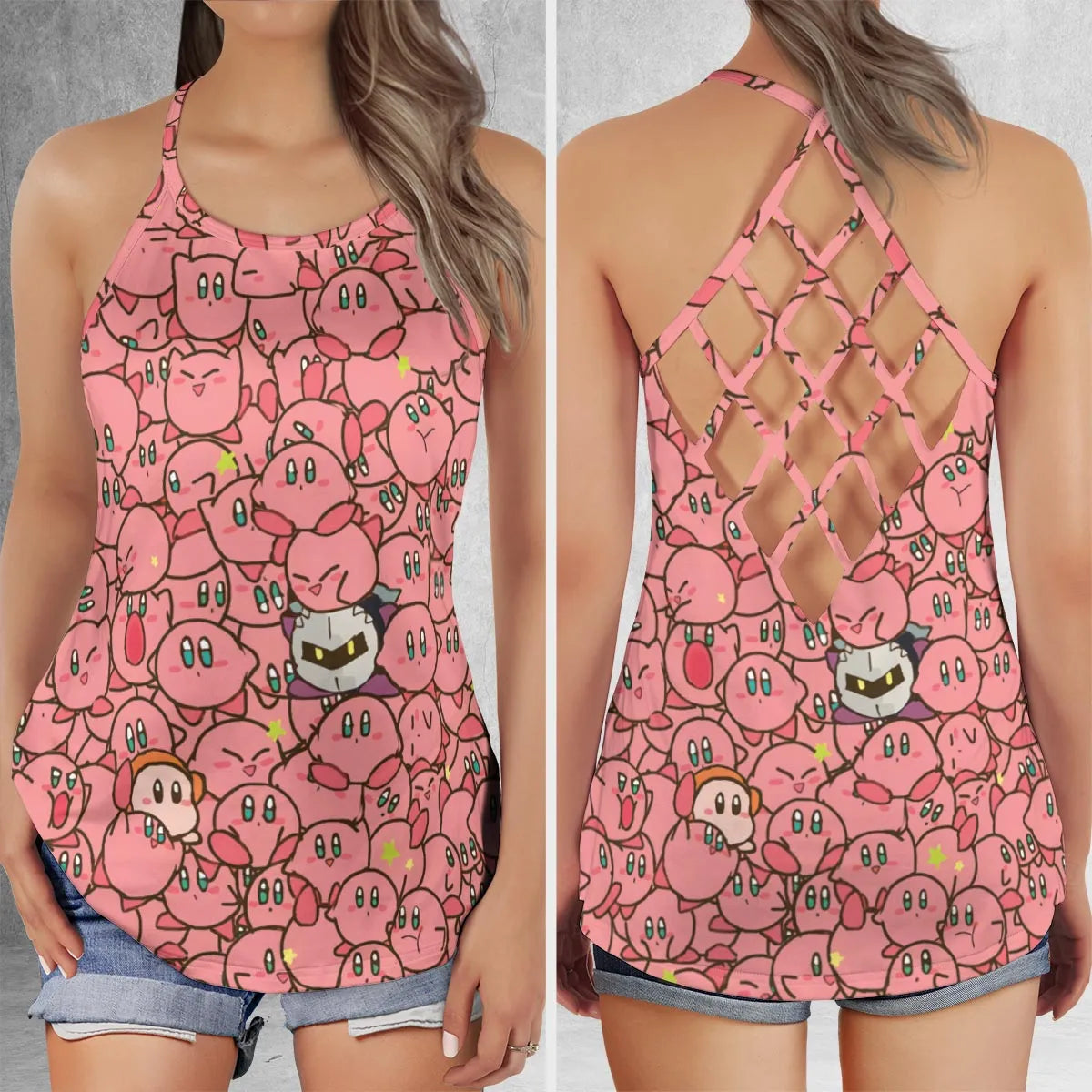 Criss Cross Tank Top - 5MGBWXVV