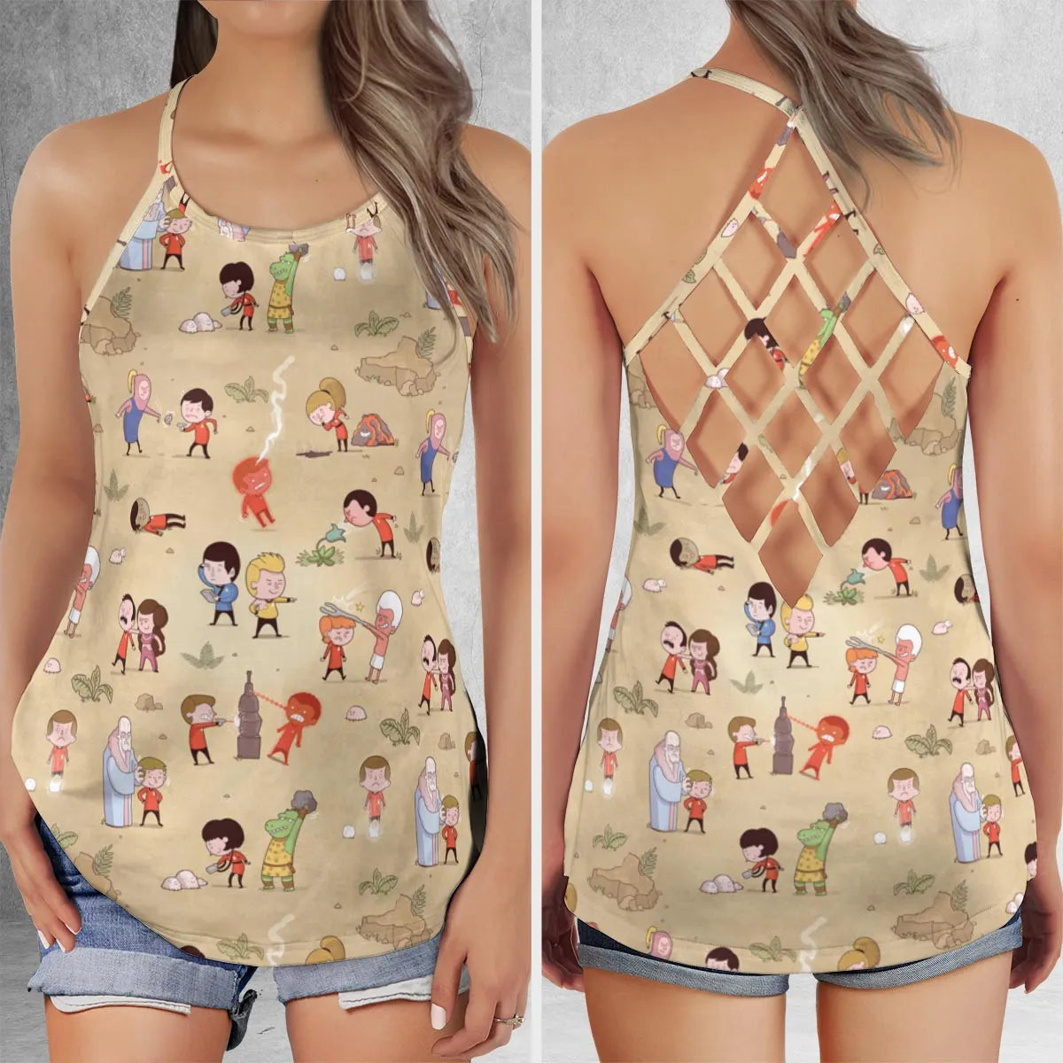 Criss Cross Tank Top - 2SZWB6YG