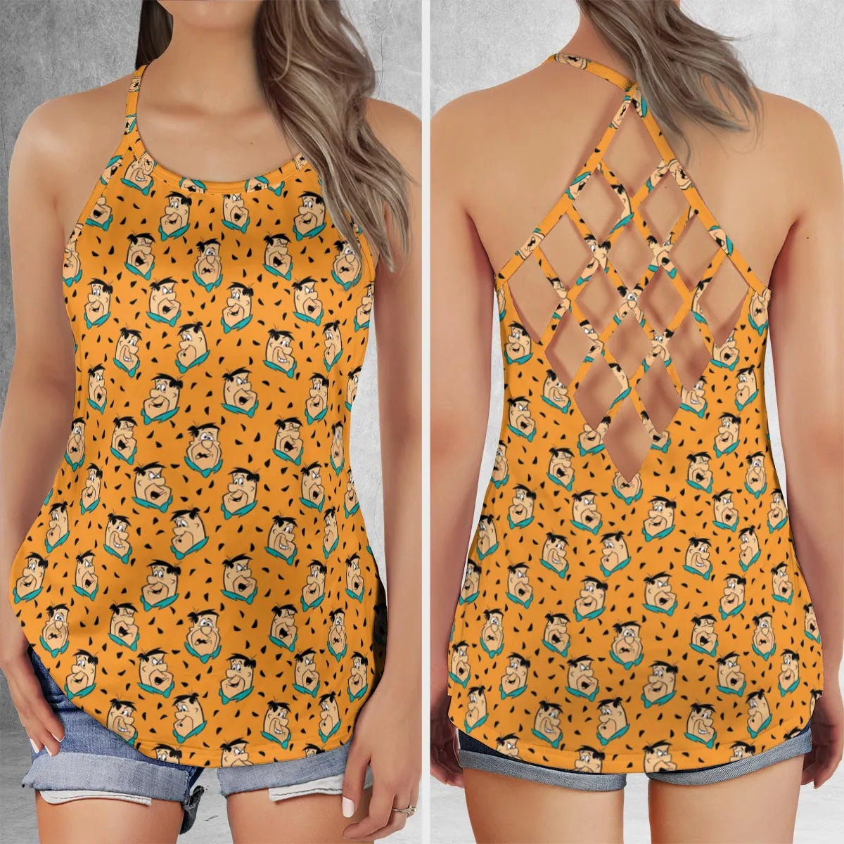 Criss Cross Tank Top - SCPDU6RZ