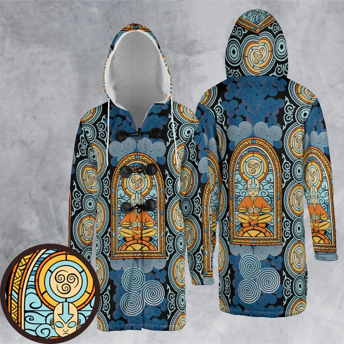 Hooded Cloak Coat - FX1AU94E