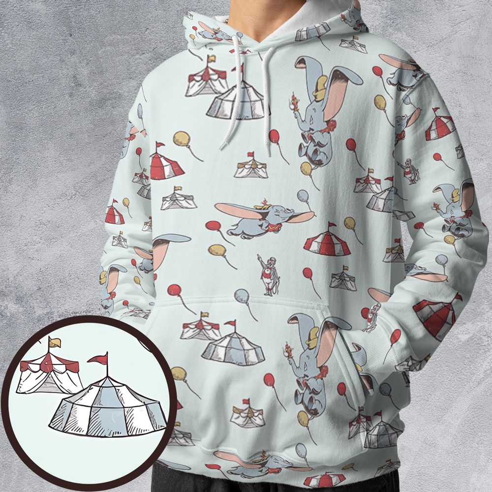 All-over Print Hoodie - JKEZ2UGS -  - 1