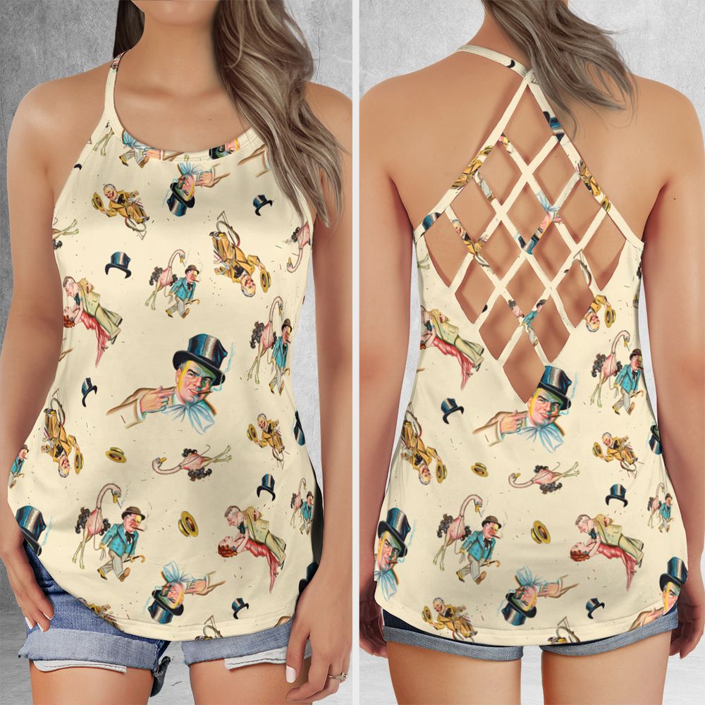 Criss Cross Tank Top - 6BAKUDGT -  - 1