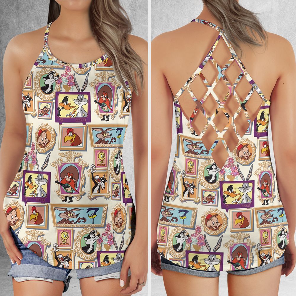 Criss Cross Tank Top - REFW69VU -  - 1