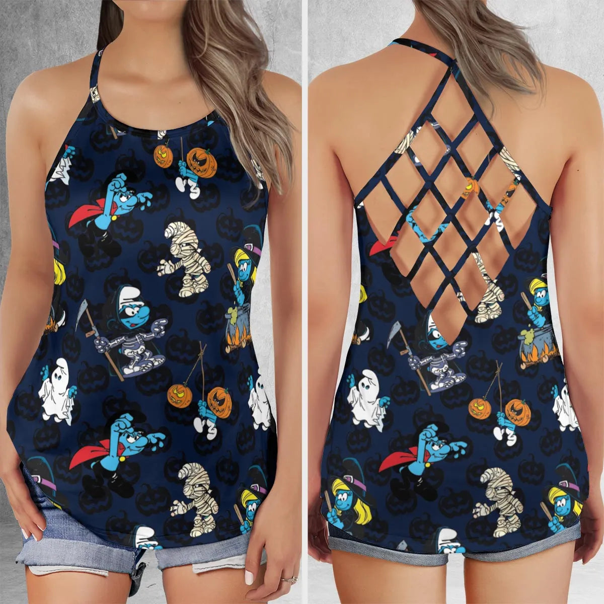 Criss Cross Tank Top - N4584J1V