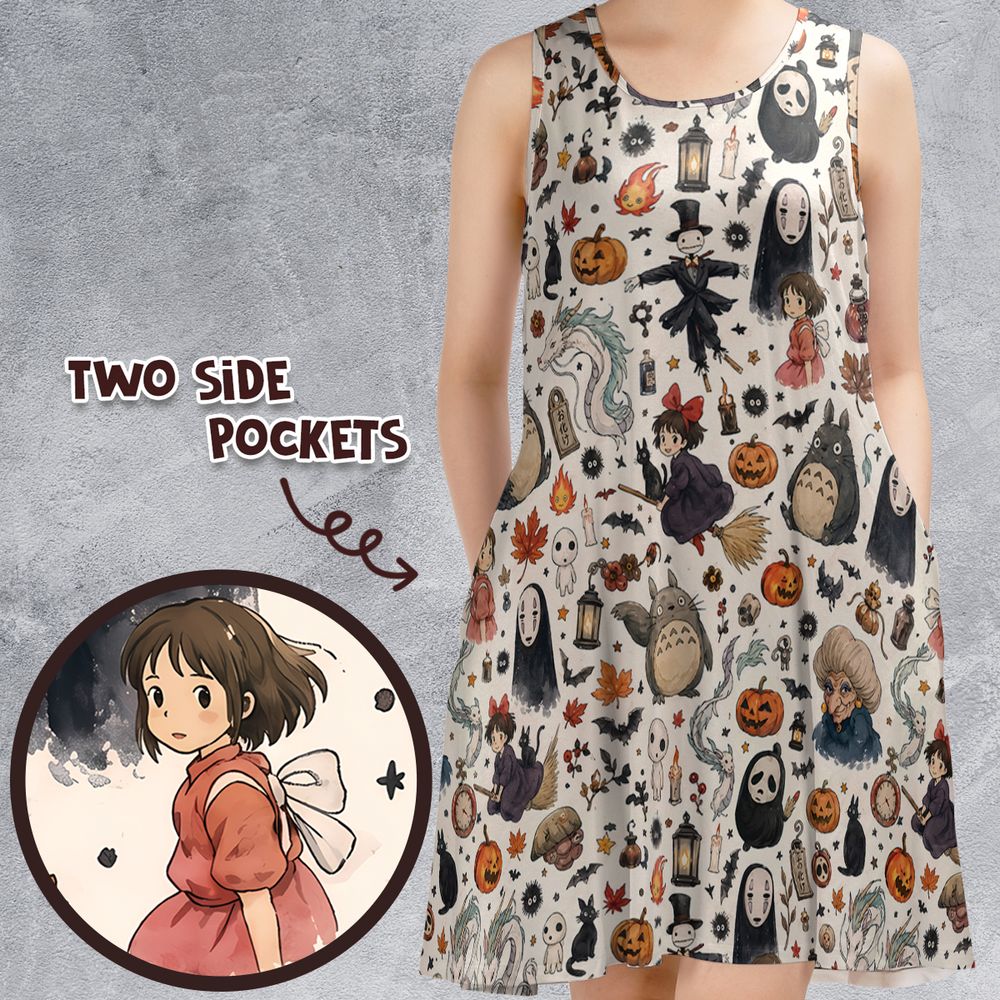 Sleeveless Dress - S5B69XNA -  - 1