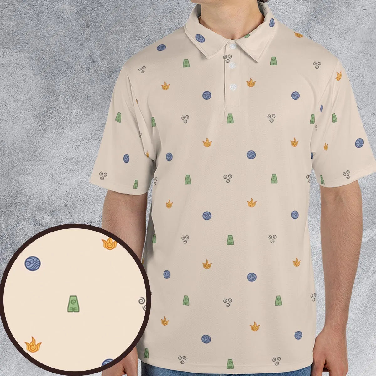 AOP Men/Women Polo Shirt - 5TPA1KZQ