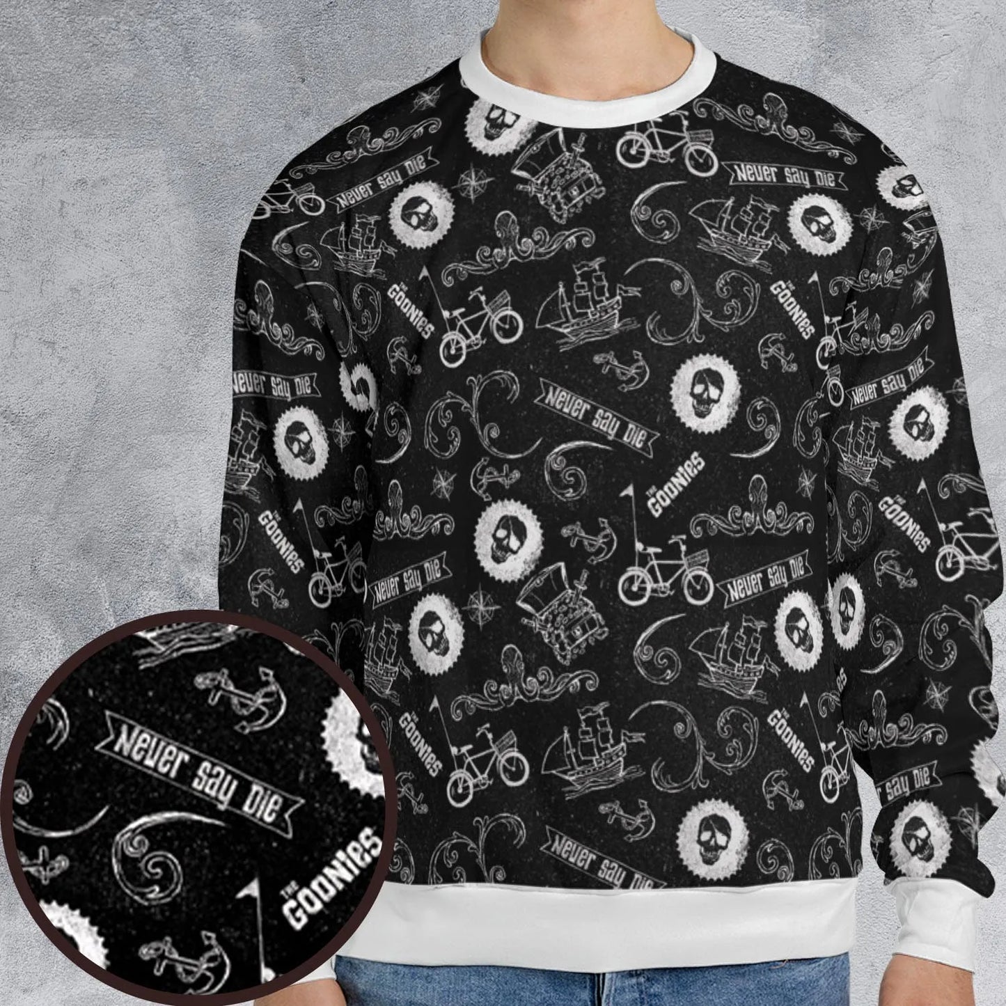 All-over Print Sweatshirt - DMLJKH63
