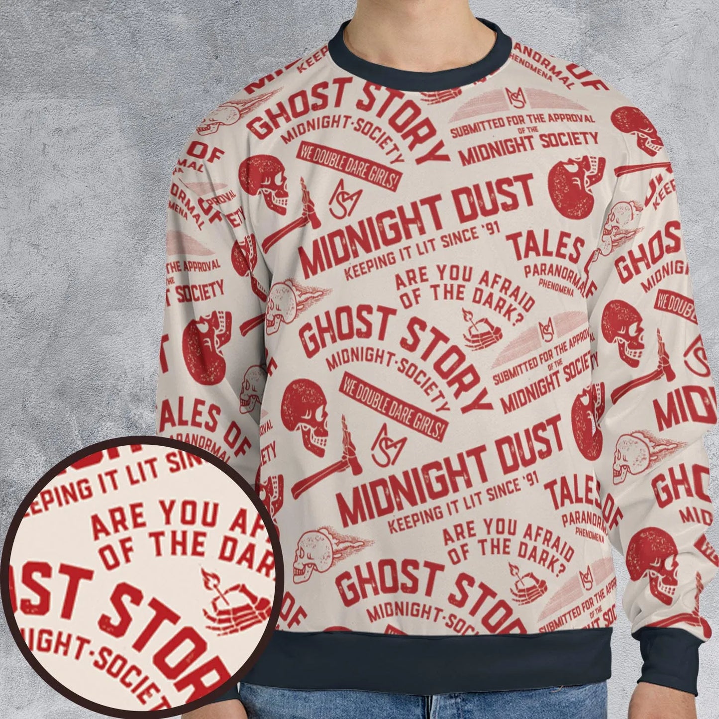 All-over Print Sweatshirt - A7R6E5TM