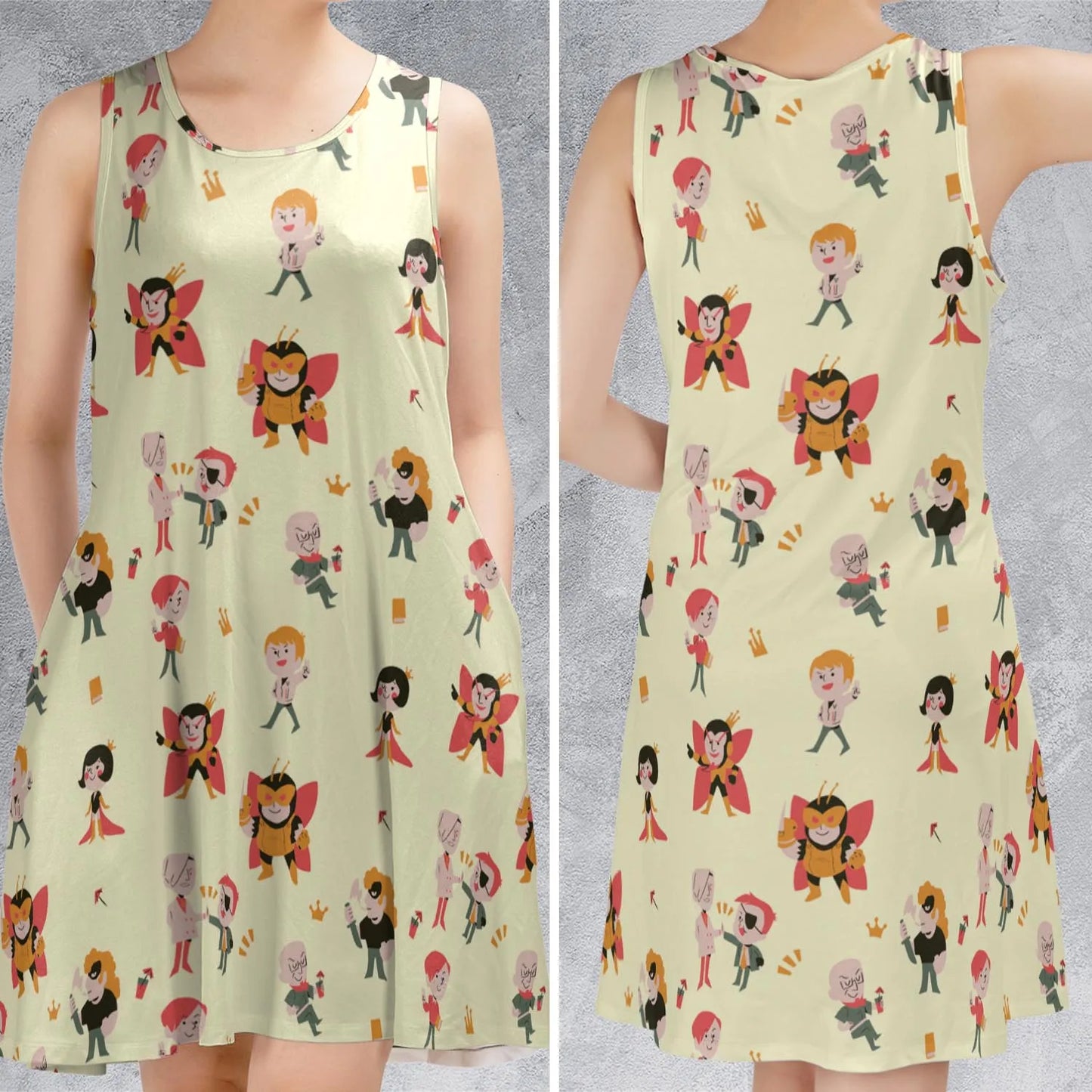 Sleeveless Dress - 8T4ELP75