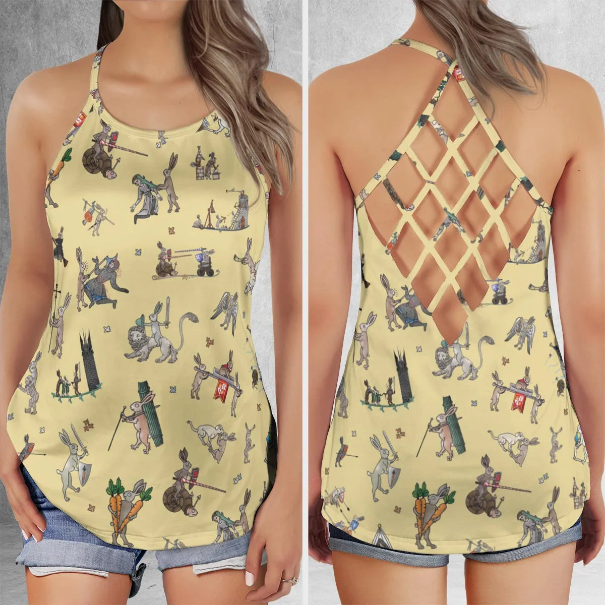 Criss Cross Tank Top - DRHCMPUF