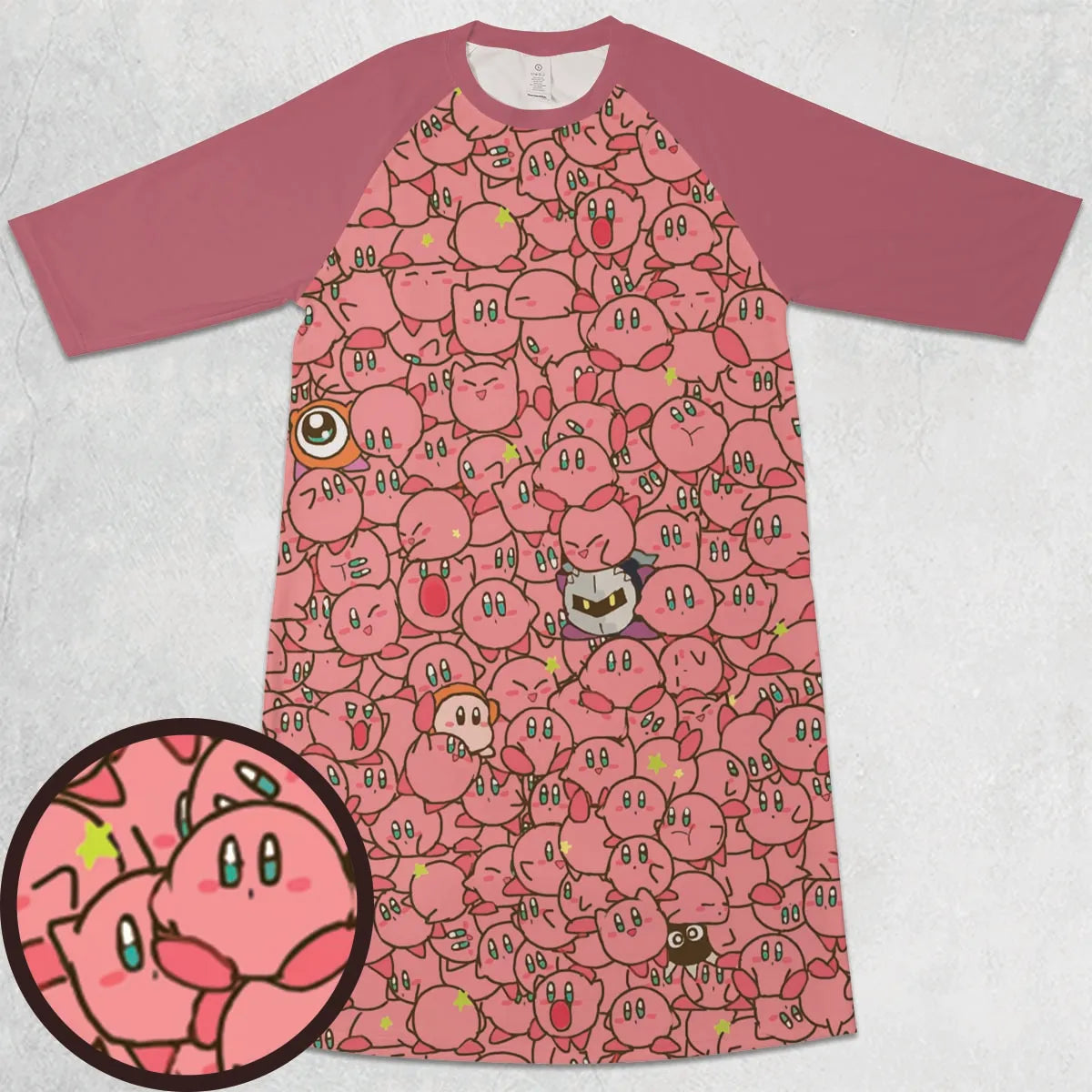 3/4 Sleeve Raglan Dress - Y8EV8SSJ