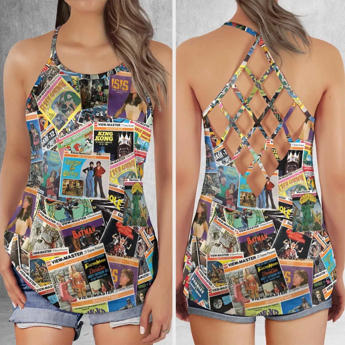 Criss Cross Tank Top - YPRBNHQD