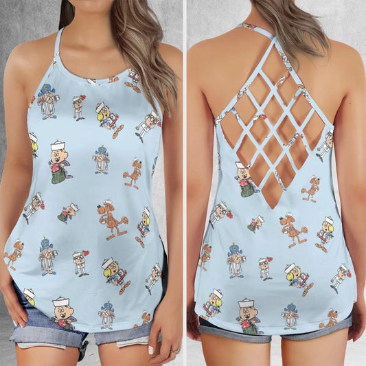 Criss Cross Tank Top - RG5HPZW3