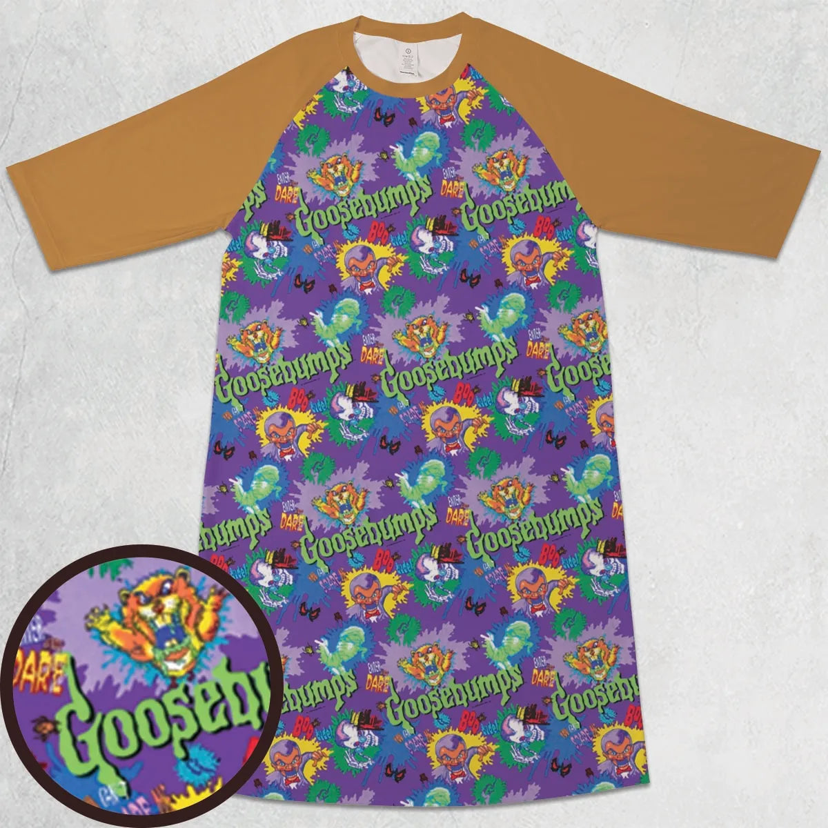 3/4 Sleeve Raglan Dress - Z3U6EGSU