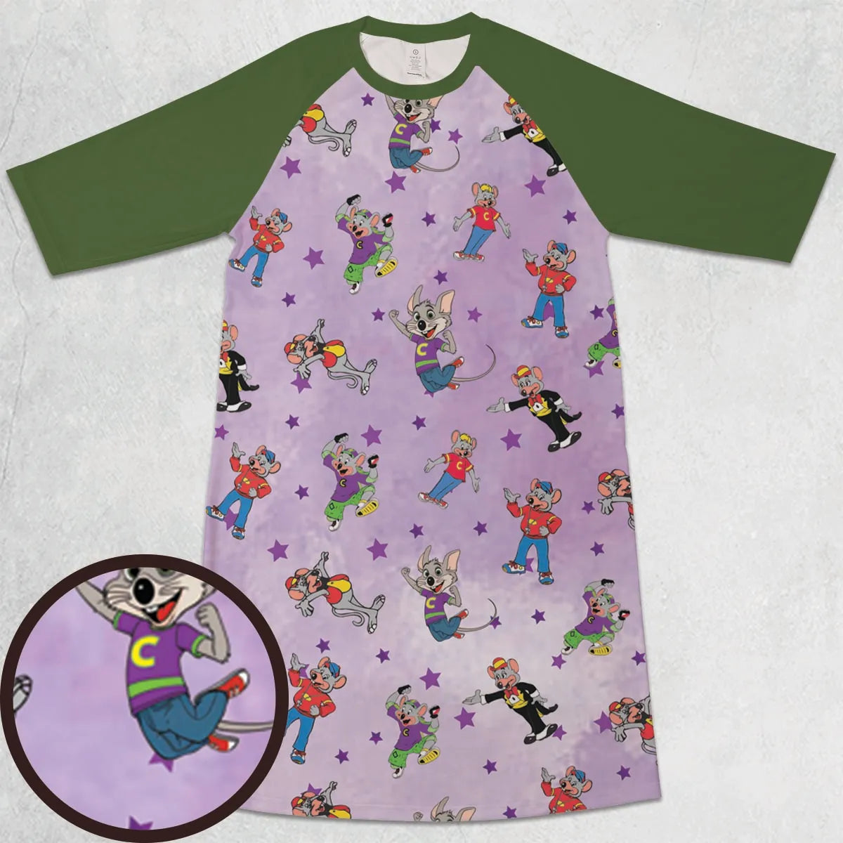 3/4 Sleeve Raglan Dress - 7GSBHEH6