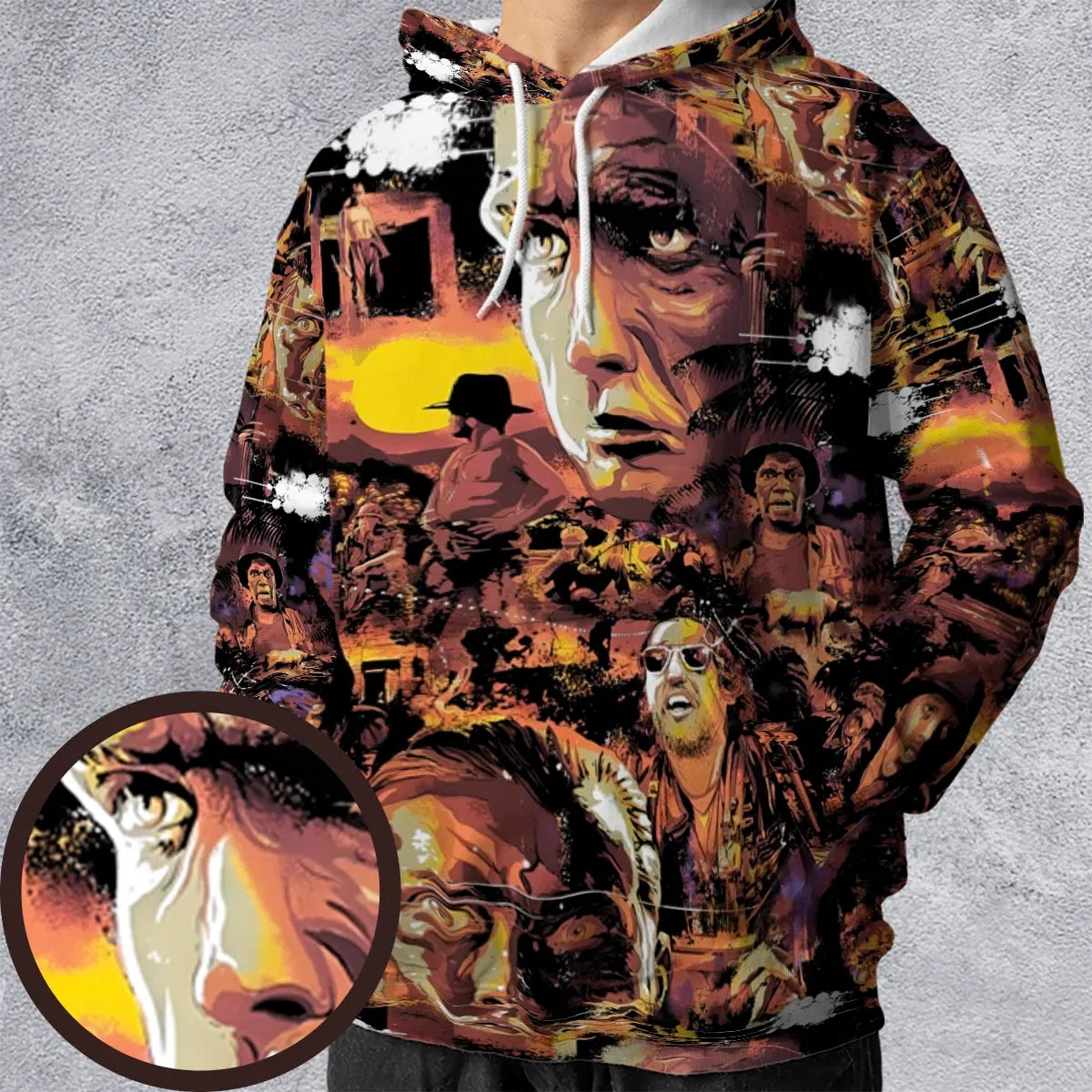 All-over Print Hoodie - 1YZYHVSE