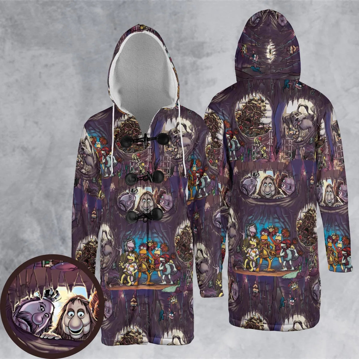 Hooded Cloak Coat - MD32U4BT