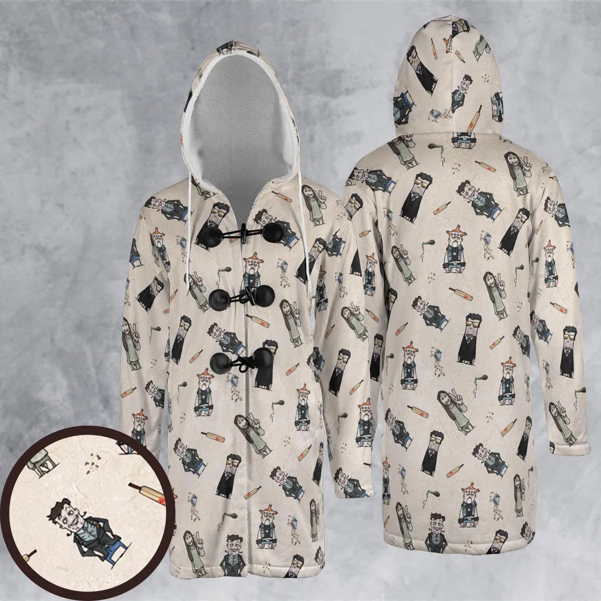 Hooded Cloak Coat - 9D6ZR1WK