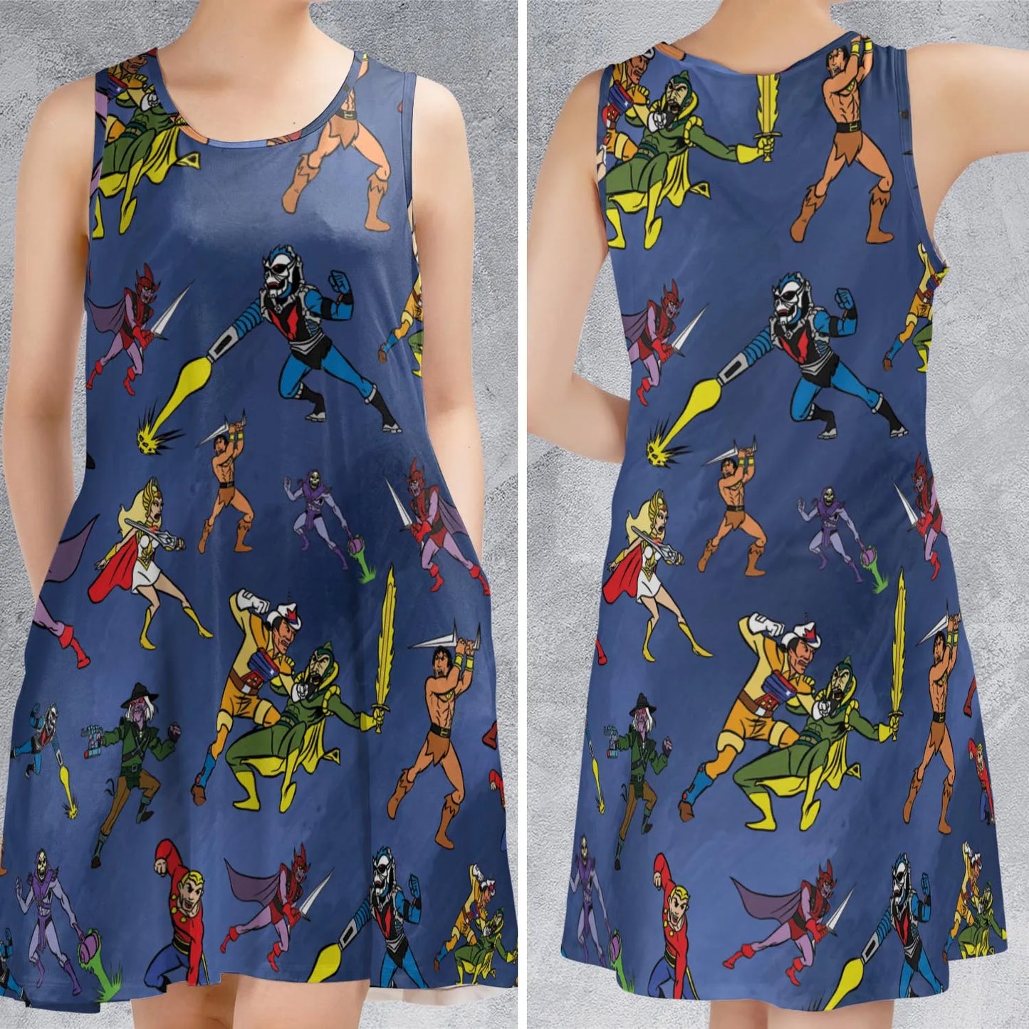 Sleeveless Dress - 7EY5XEB9