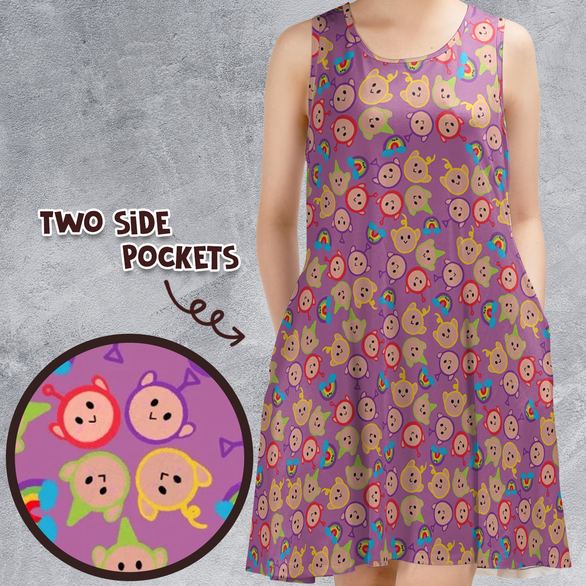 Sleeveless Dress - BAXYNNUP
