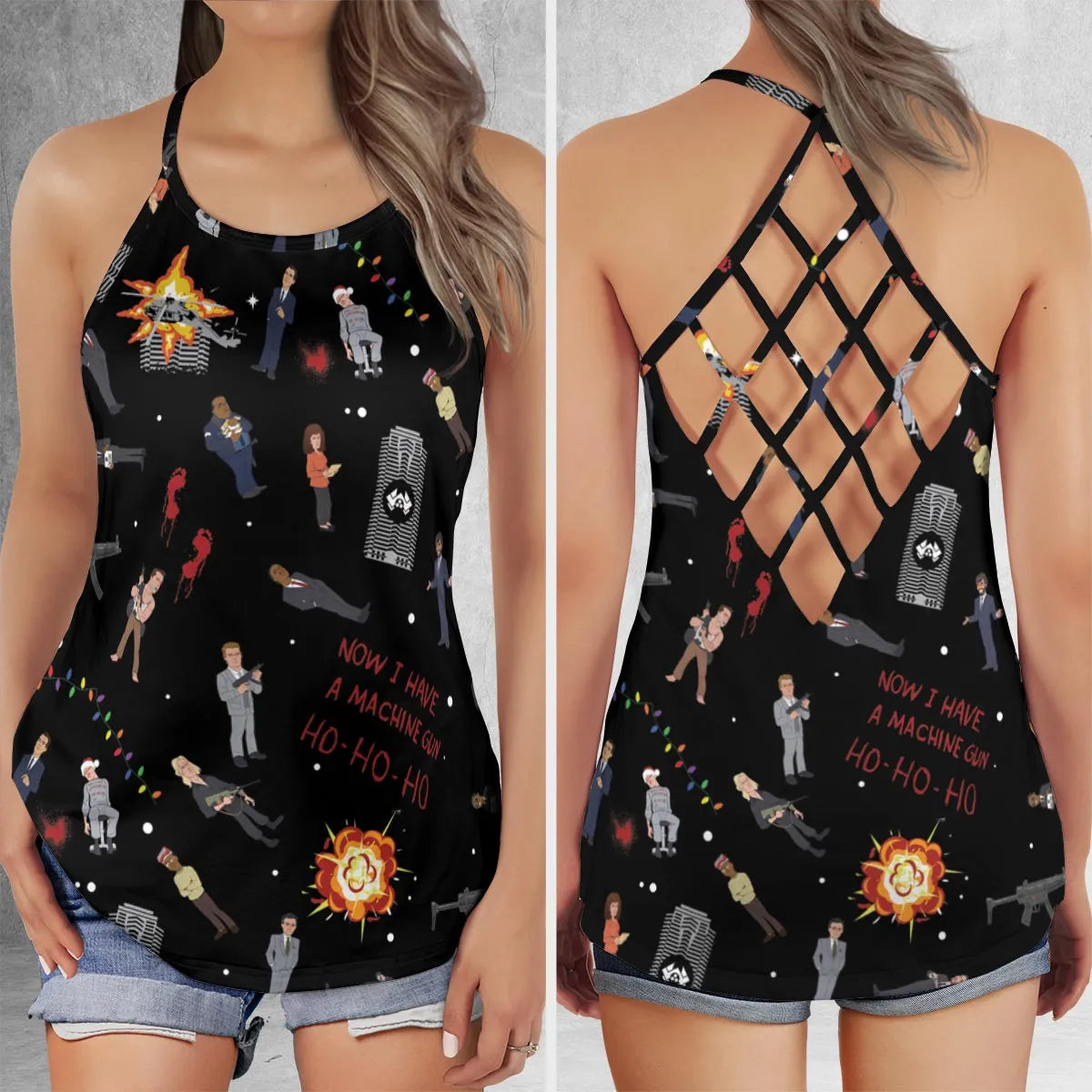 Criss Cross Tank Top - W3R4RU9N